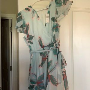 Gorgeous romper with tie belt